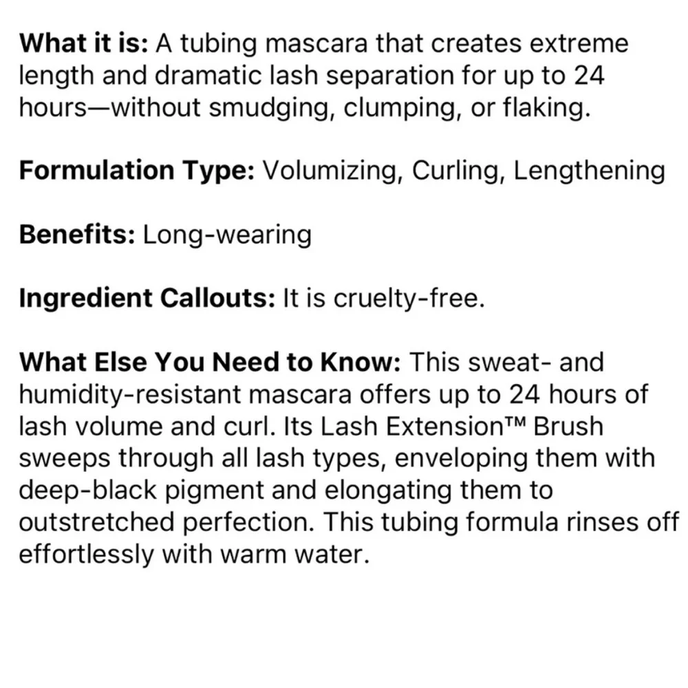 Too Faced Ribbon Wrapped Lash Extreme Length Tubing Mascara